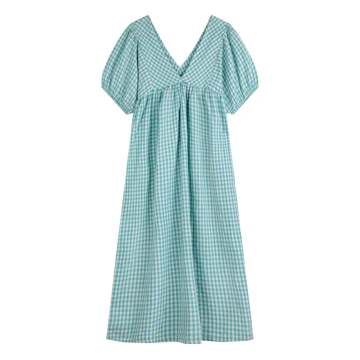 Bobo Choses Robe Vichy - Collection Femme  | Bleu turquoise