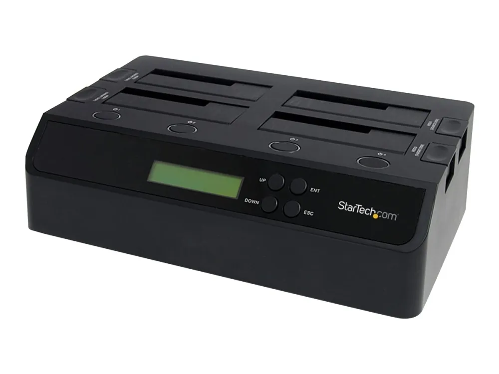 StarTech.com 4 Bay USB 3.0/ eSATA Hard Drive Duplicator Dockingstation til 2,5