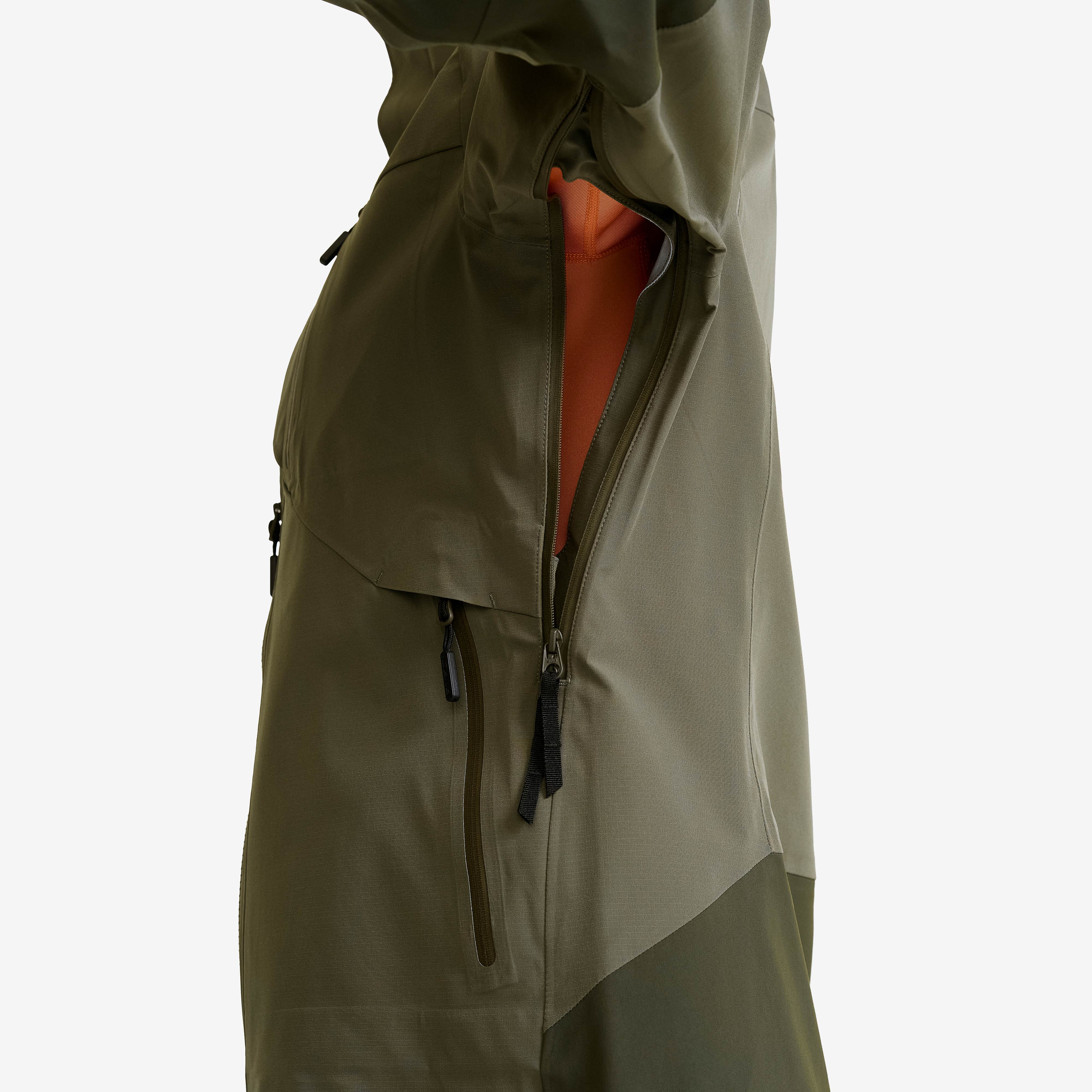 Aries Pro 3L Shell Jacket Dame Grape Leaf/Forest Night