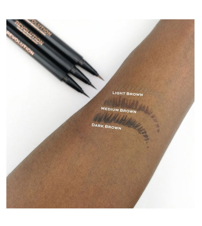 Revolution - Lápis de Sobrancelha Hair Stroke Brow Pen - Dark Brown