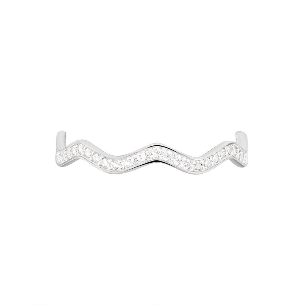 Bague Jasmyn Argent Blanc Oxyde De Zirconium