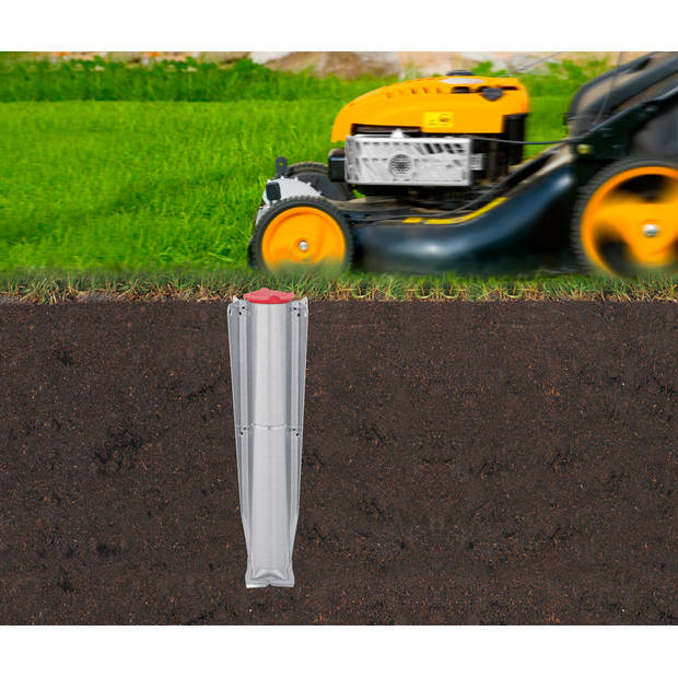Brabantia Lift-o-Matic droogmolen - 60 meter - met metalen grondanker