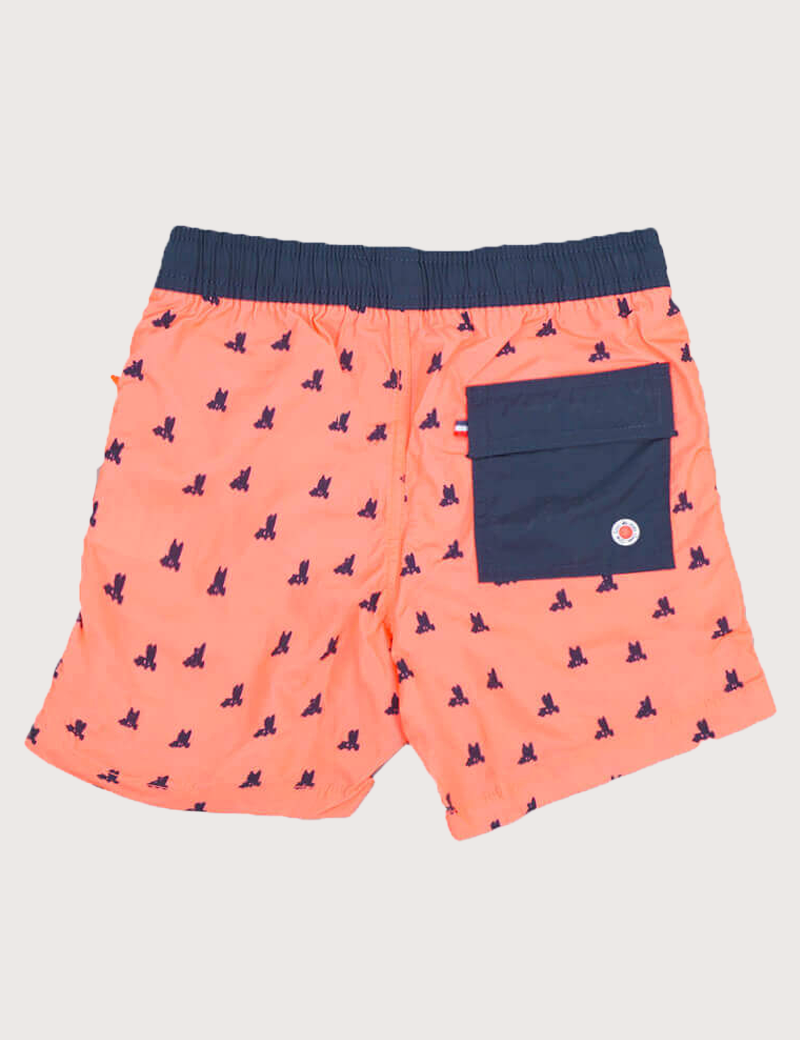 JOTT MAILLOT DE BAIN ENFANT FREJUS SURF ORANGE FLUO