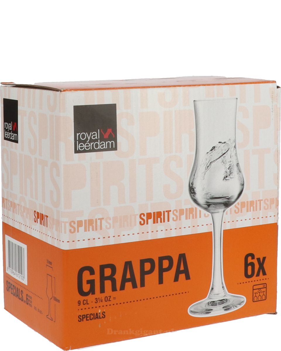Royal Leerdam Grappa Glas Set Van 6 54 cl
