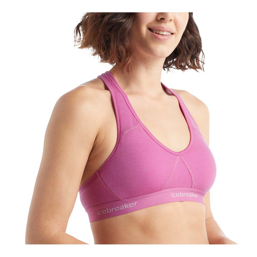 Icebreaker SPRITE RACERBACK MERINO - Brassière Femme cosmic