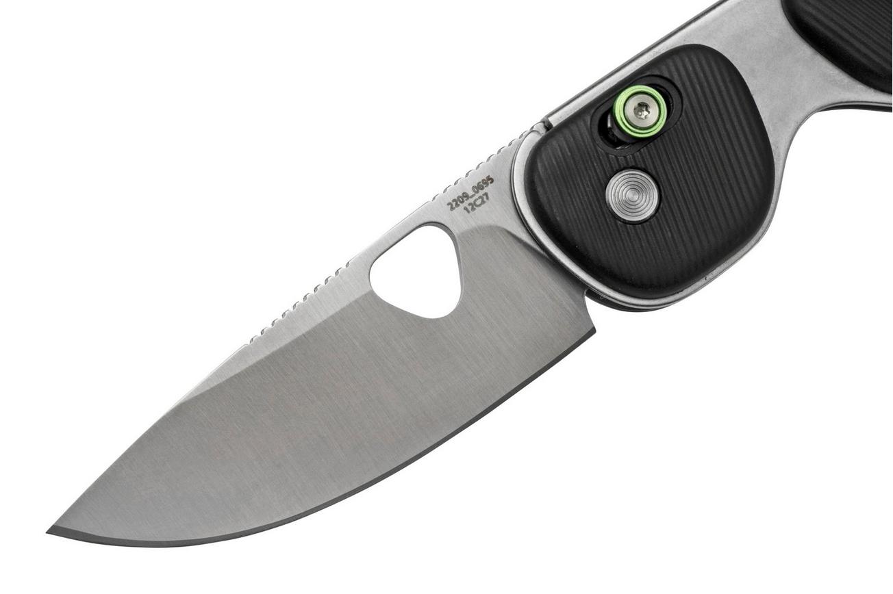 The James Brand The Redstone, Black   Stainless Straight, JAKN118166-00 zakmes