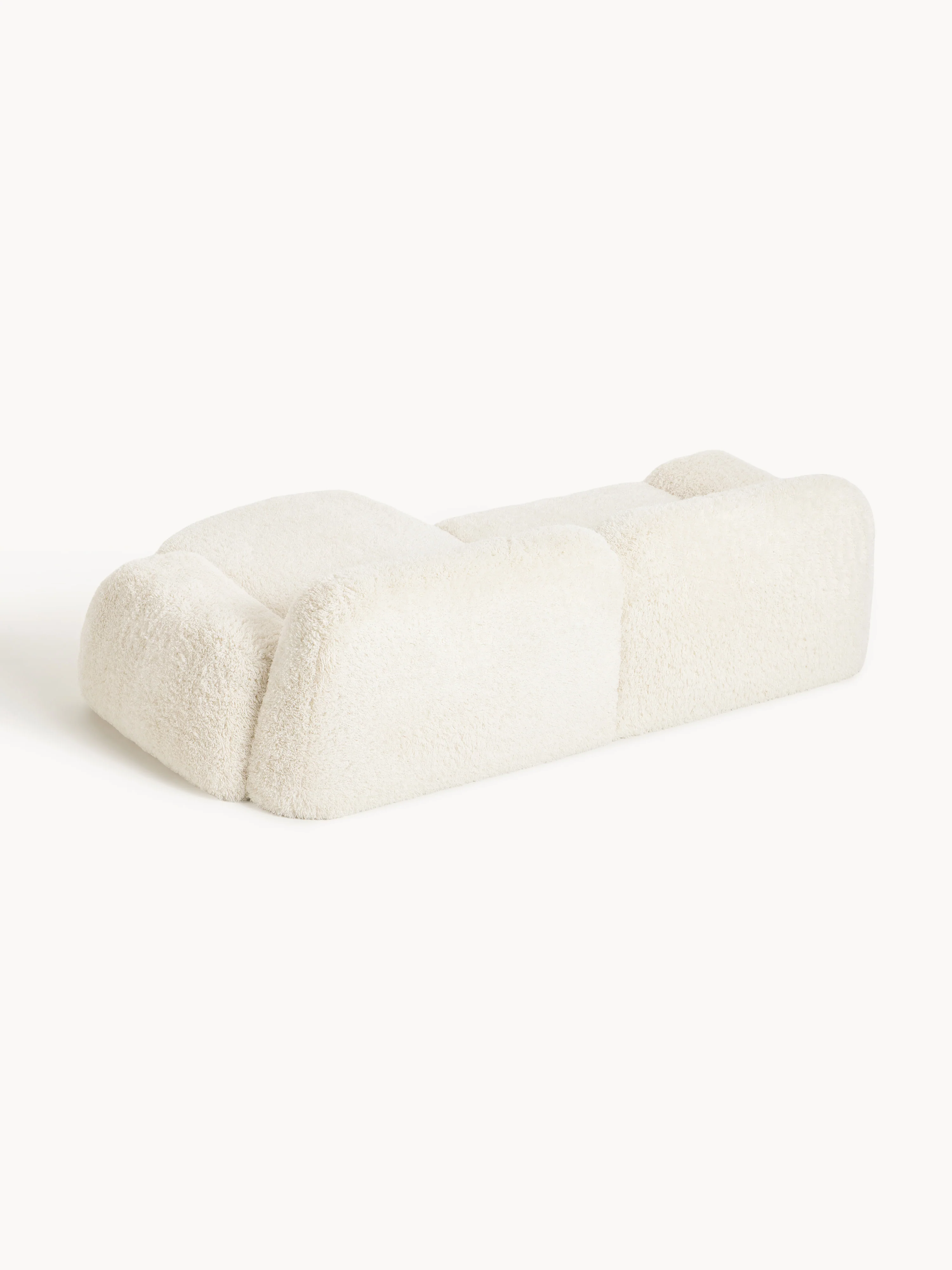 Modulaire teddy hoekbank Wolke (3-zits)