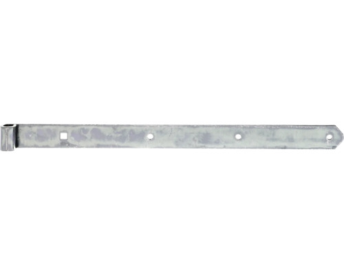 Scharniertype 8 rechte vorm lichtgewicht 600 x 16 x 45 mm verzinkt, dikke film gepassiveerd