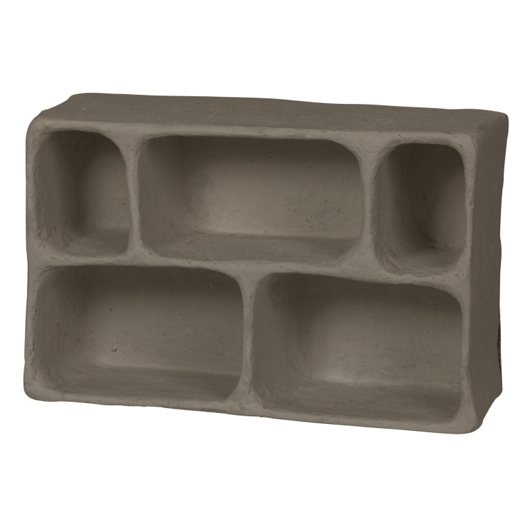 WOOOD Clay wandkast grijs
