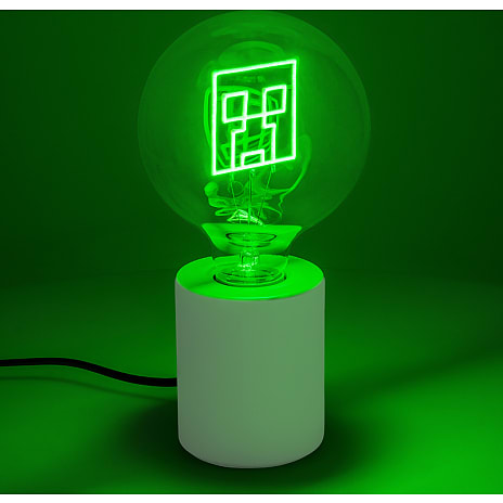 Minecraft Creeper LED neonlampe - grøn