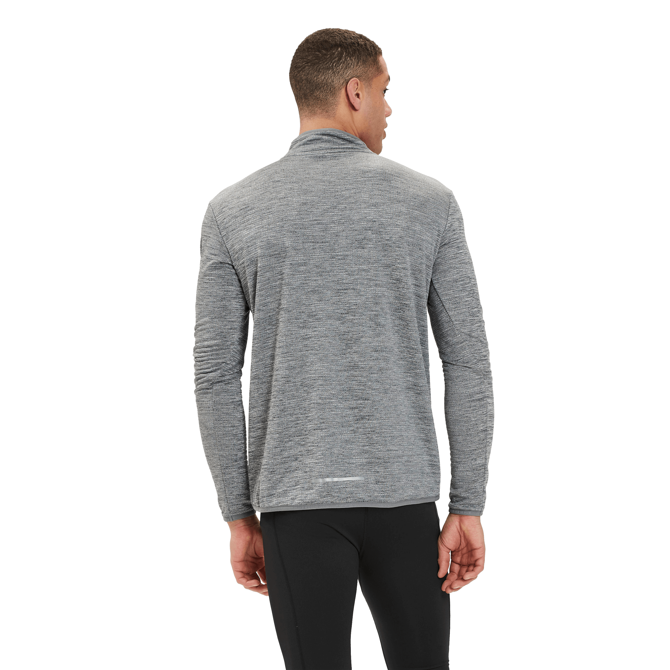 Endurance Ledgen M Waffle Melange Midlayer - Treningstøy