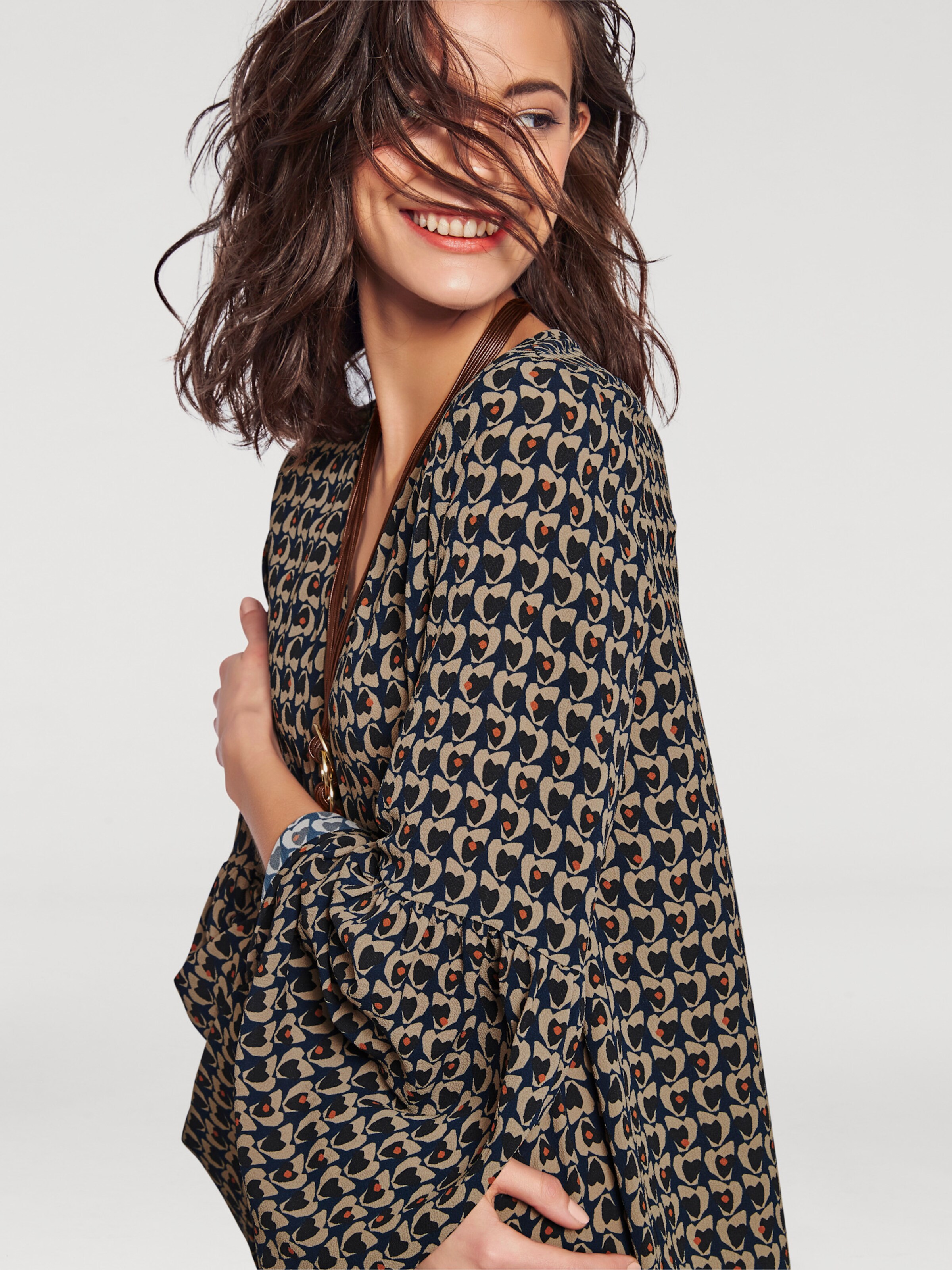 Druck-Kleid