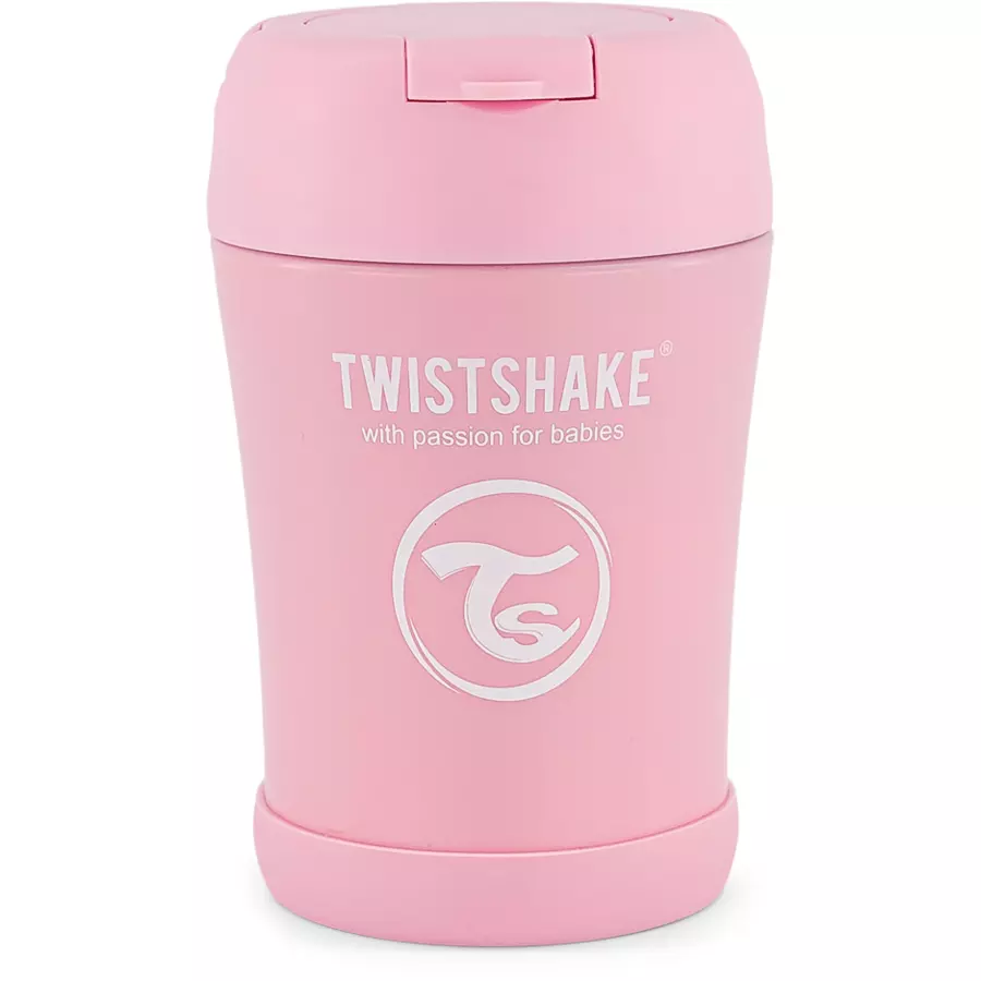 TWISTSHAKE Thermobehälter 350 ml in pastell pink
