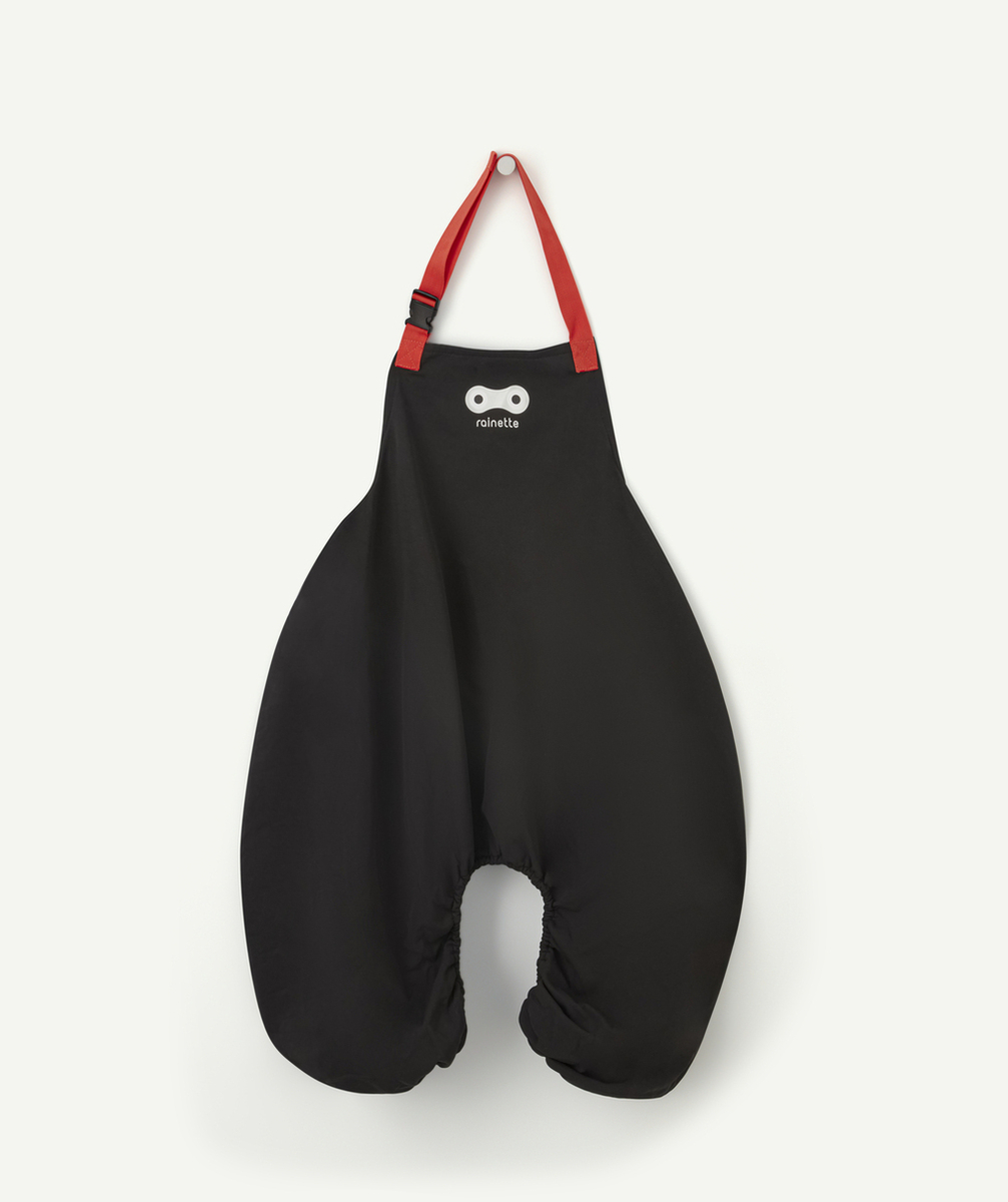 RAINETTE SHOPTABLIER NOIR POUR SIÈGE BÉBÉ DE VÉLO