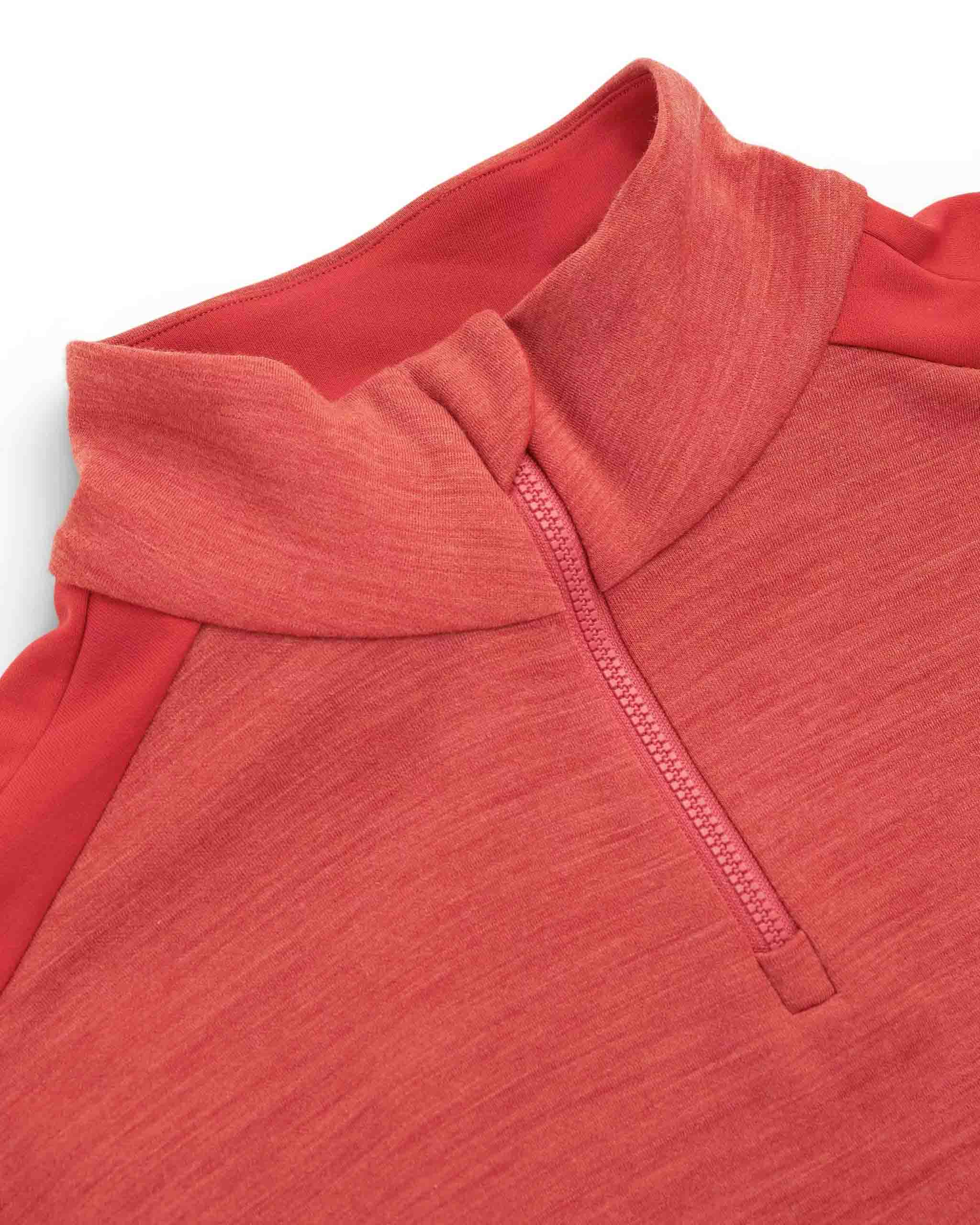 5Mila Half Zip Herre 161/Weathered Red