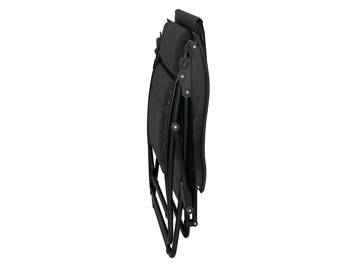 Eurotrail Tarente 3D mesh relaxstoel - Black
