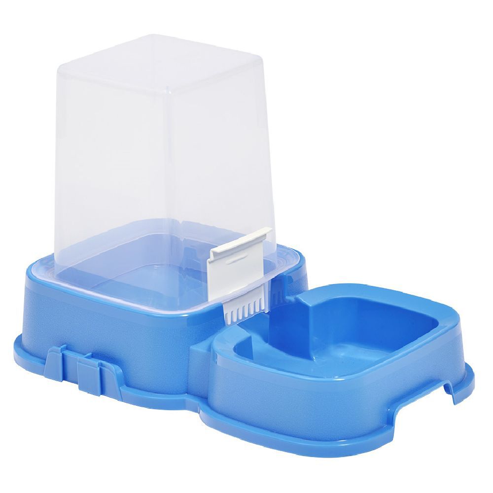 Distributeur de croquette modulable 3,6L - plastique 24,6x21,6xH31,6cm