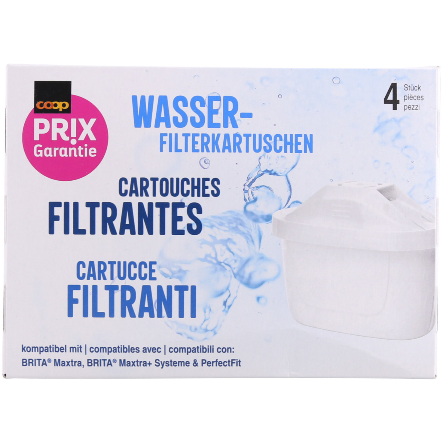 Prix Garantie Filterkartuschen Maxtra+ 4 Stück