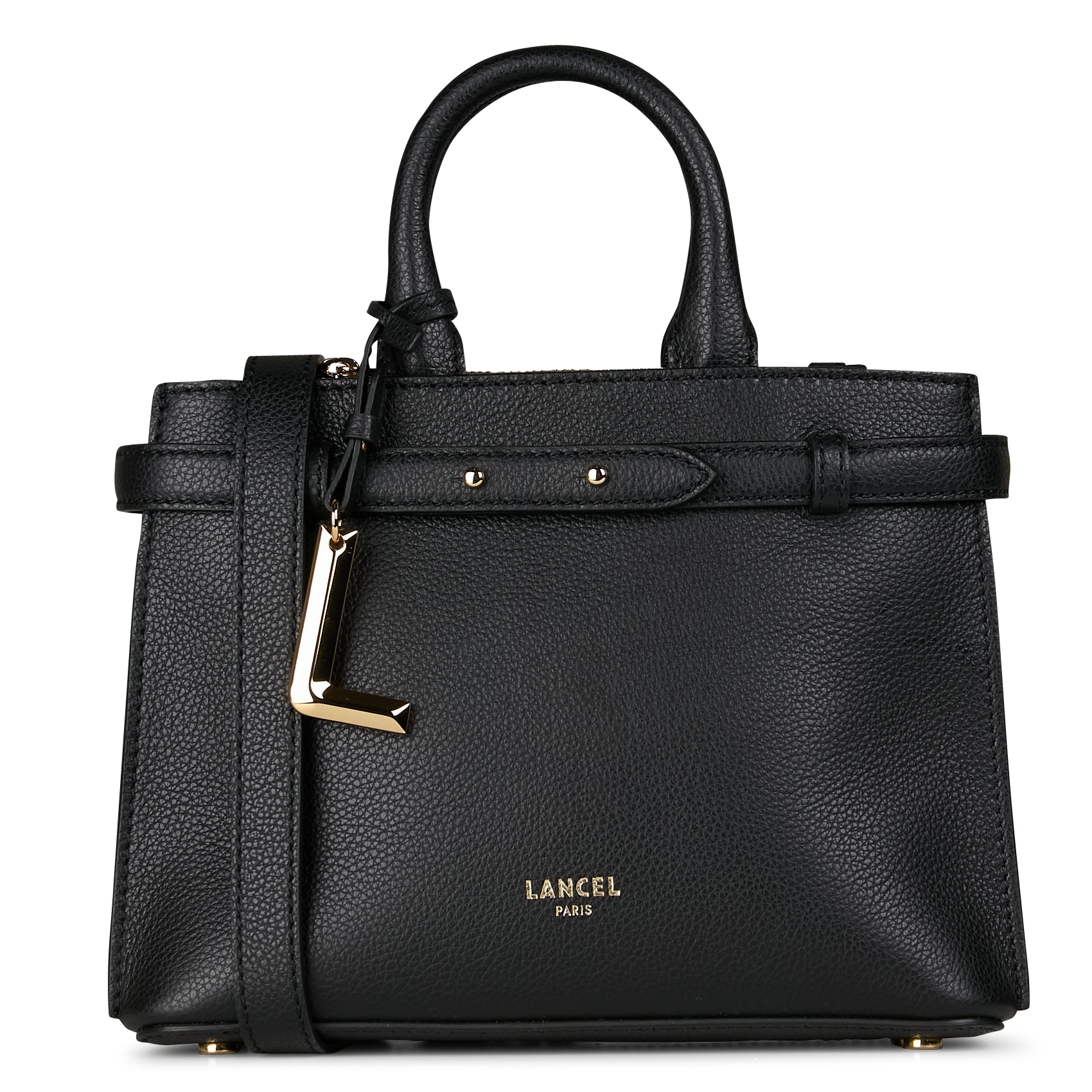 FAUBOURG - Sac bandoulière en cuir | Noir