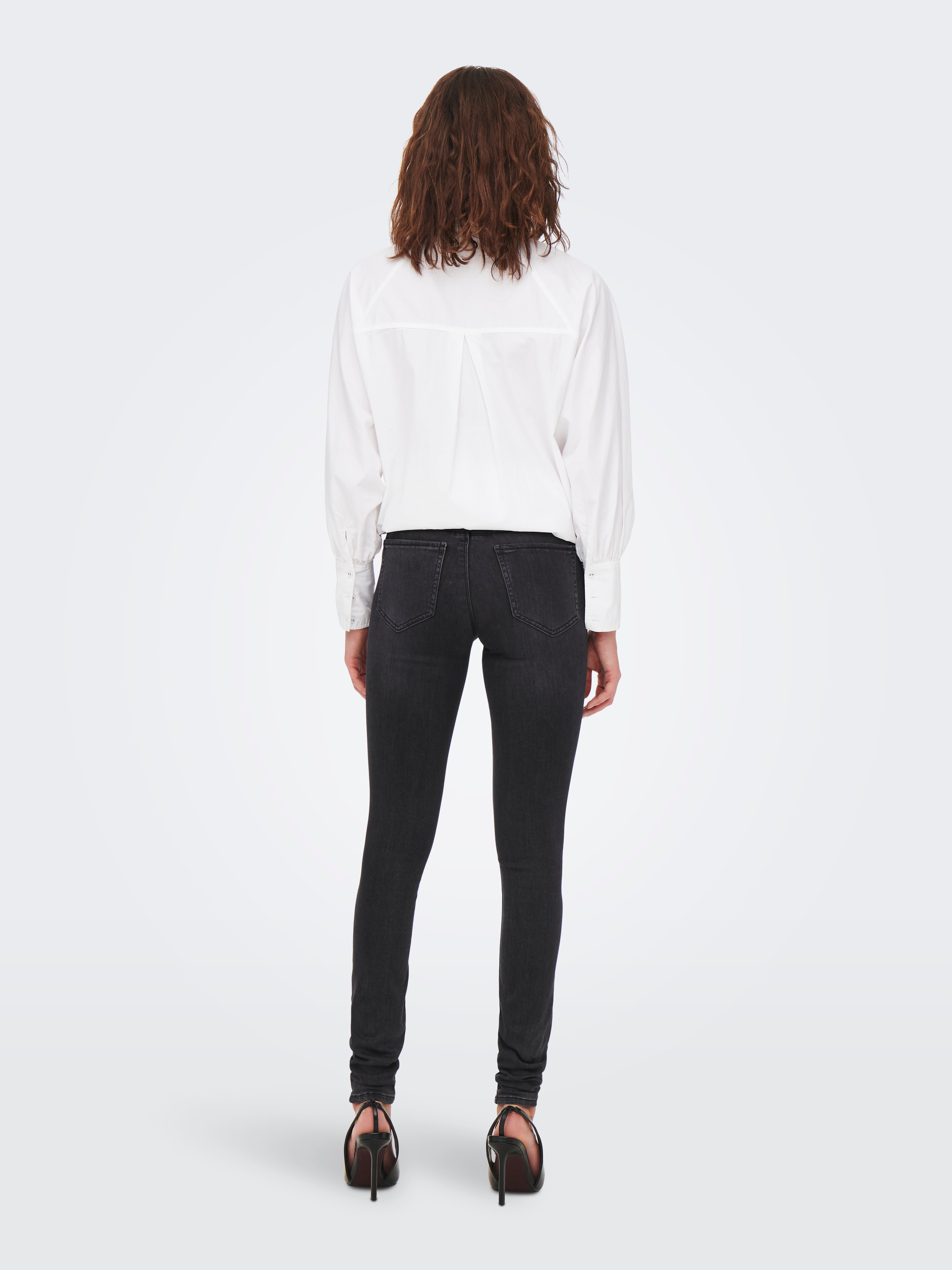 ONLIDA Mittlere Taille Skinny Fit Jeans Grey Denim