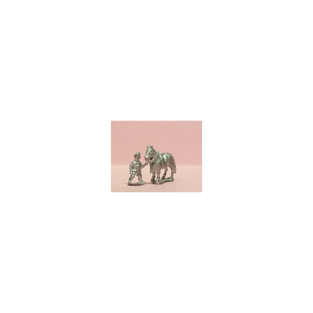 Early Renaissance: Two horseholders & four Armoured Horses