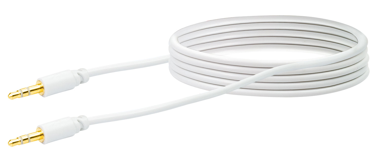 Schwaiger TFS4150 1,5 meter witte audiokabel