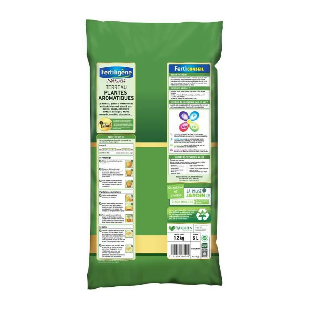 Fertiligene - terreau plantes aromatiques 6l