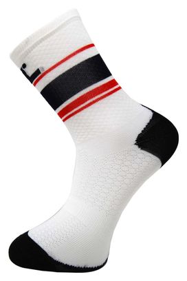 Chaussettes RAFA'L Rafalsocks Boa Blanc/Navy/Rouge