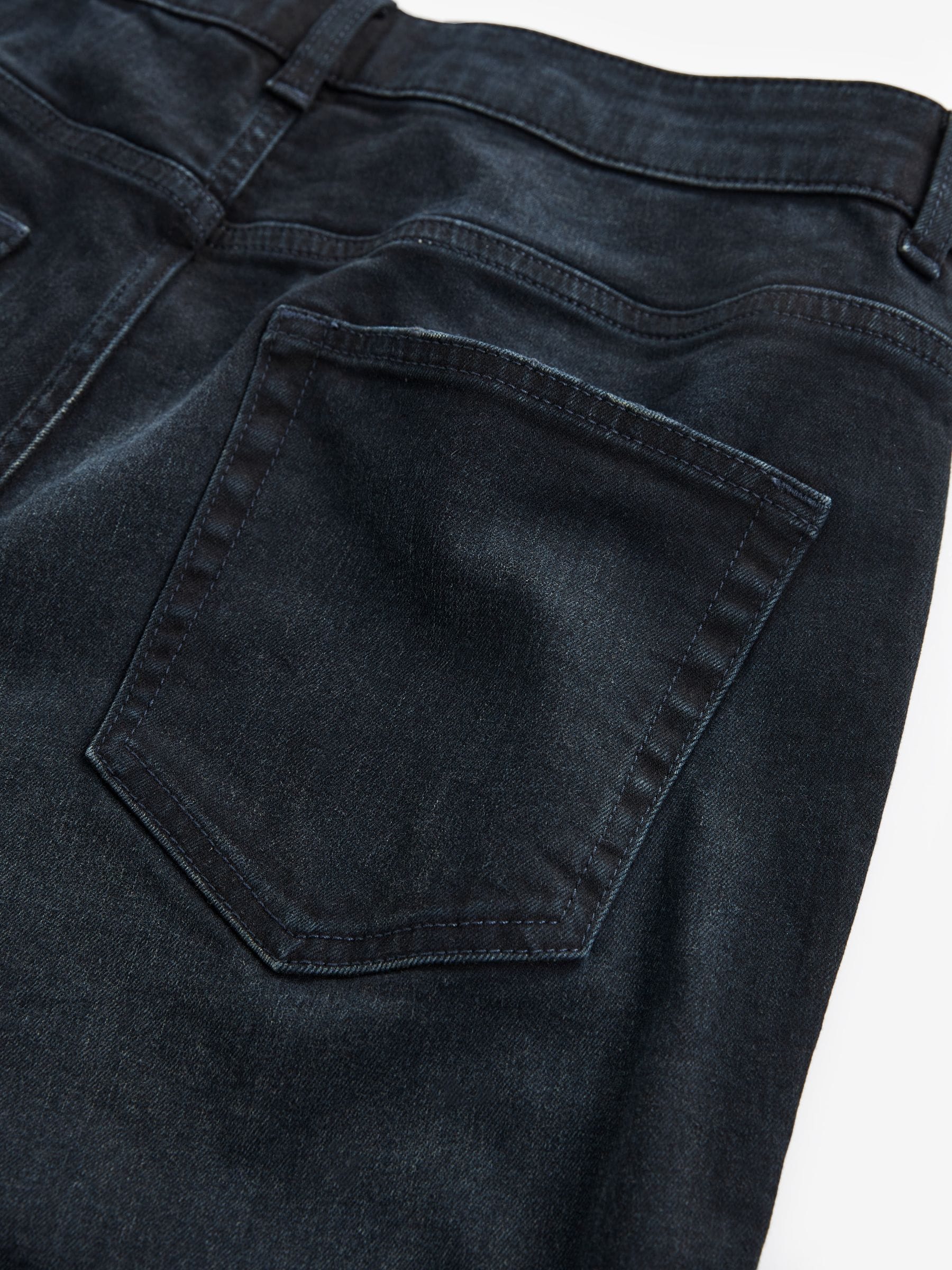 Blauw-zwart - Rechte, klassieke jeans met stretch