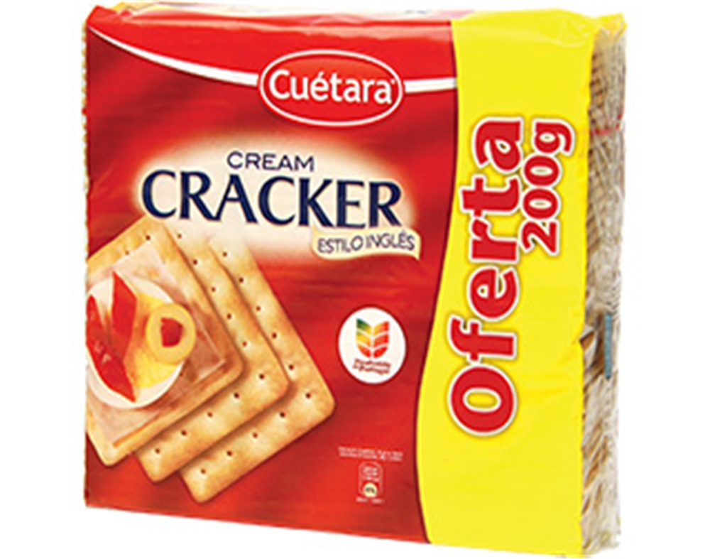 PACK CREAM CRACKER CUÉTARA 200G LEVE 3 PAGUE 2