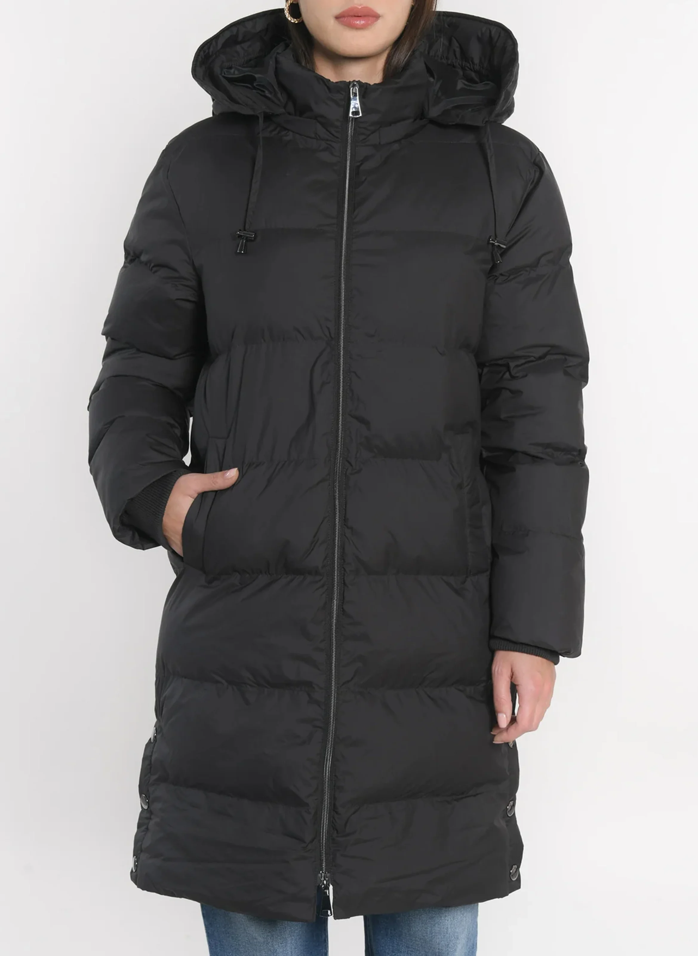 VIRANY - Doudoune oversize matelassée | Noir