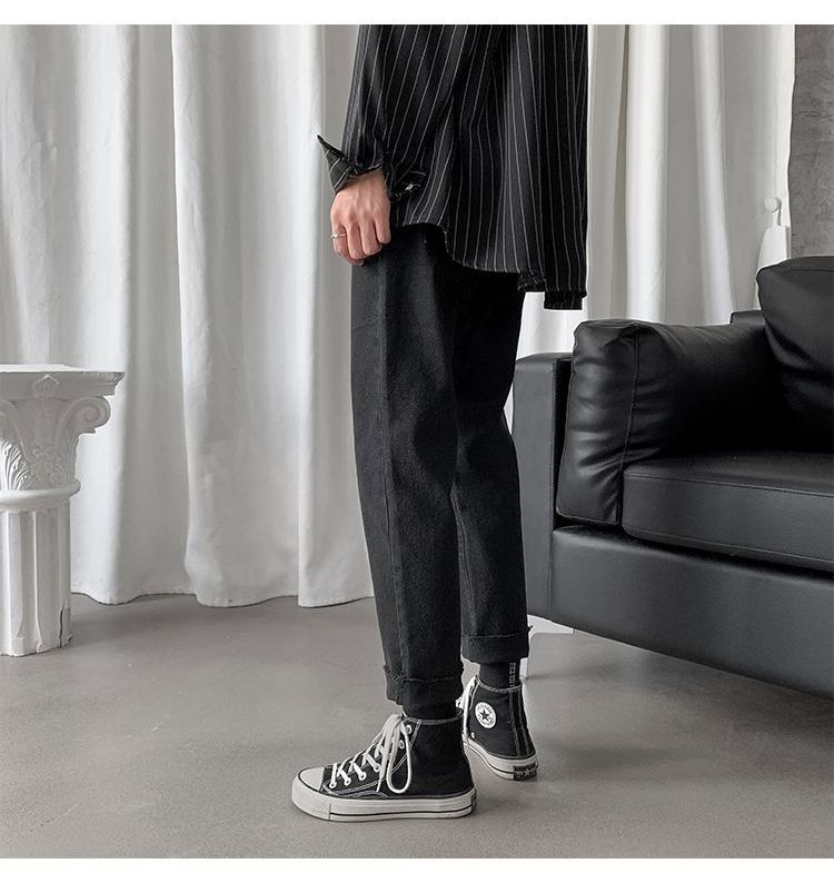 Nightbell - Cropped rechte jeans