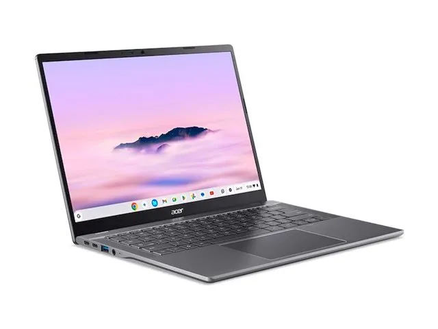 Acer Chromebook Plus 514 CBE594-2-TCO - Intel Core i3 - i3-1315U / op til 4.5 GHz - Chrome OS - UHD Graphics - 8 GB RAM - 256 GB SSD 3D Triple-level Cell (TLC) - 14