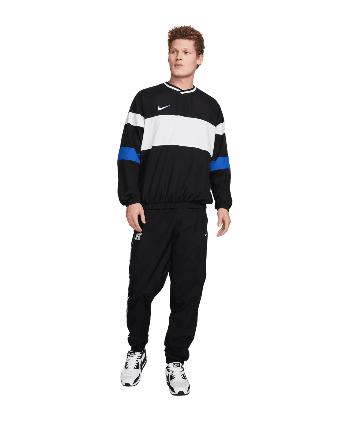 Nike Academy Crew Sweatshirt Schwarz Weiss F010
