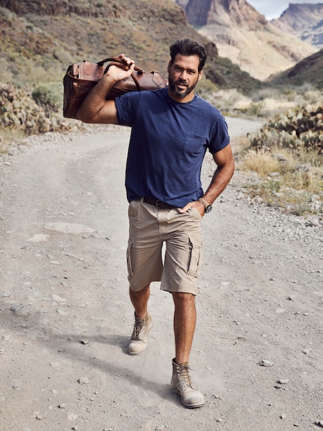 Cargo-Bermuda, 6 Pockets, gerades Bein