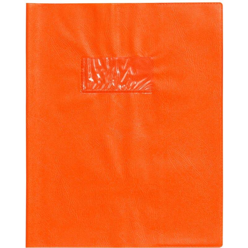 Protège-cahiers grain cuir PVC 22/100ème 17x22 cm
