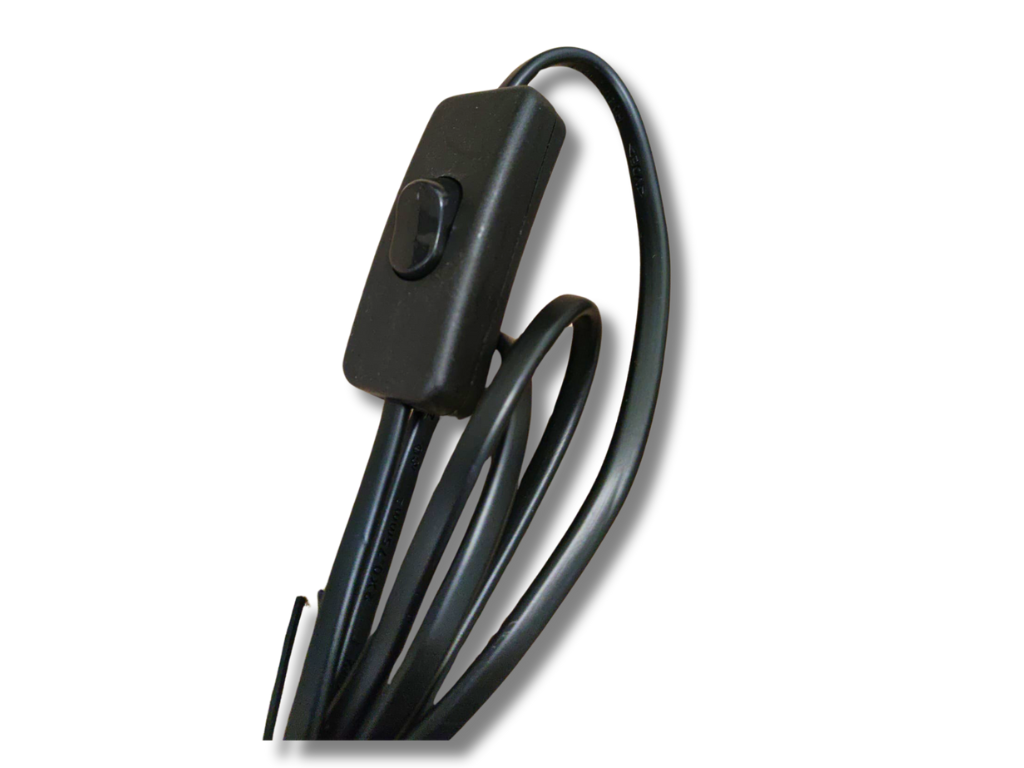 Suporte de lâmpada de encaixe com interruptor