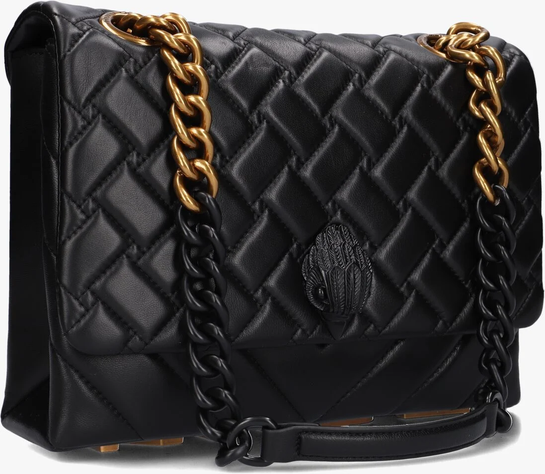 KURT GEIGER LONDON zwarte kurt geiger london schoudertas large kensington kurt