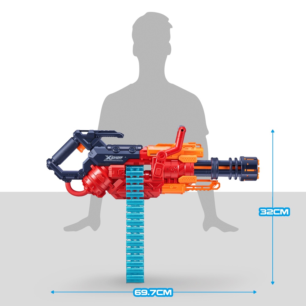 XSHOT Excel Crusher Blaster mit 48 Darts