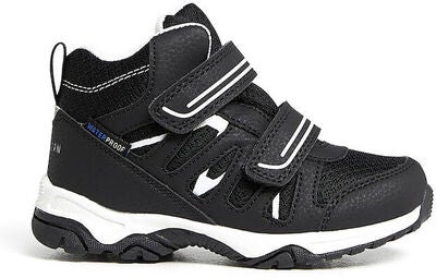 Nordbjørn Mercury Mid WP  Fleecefôrede Sneakers, Black/White