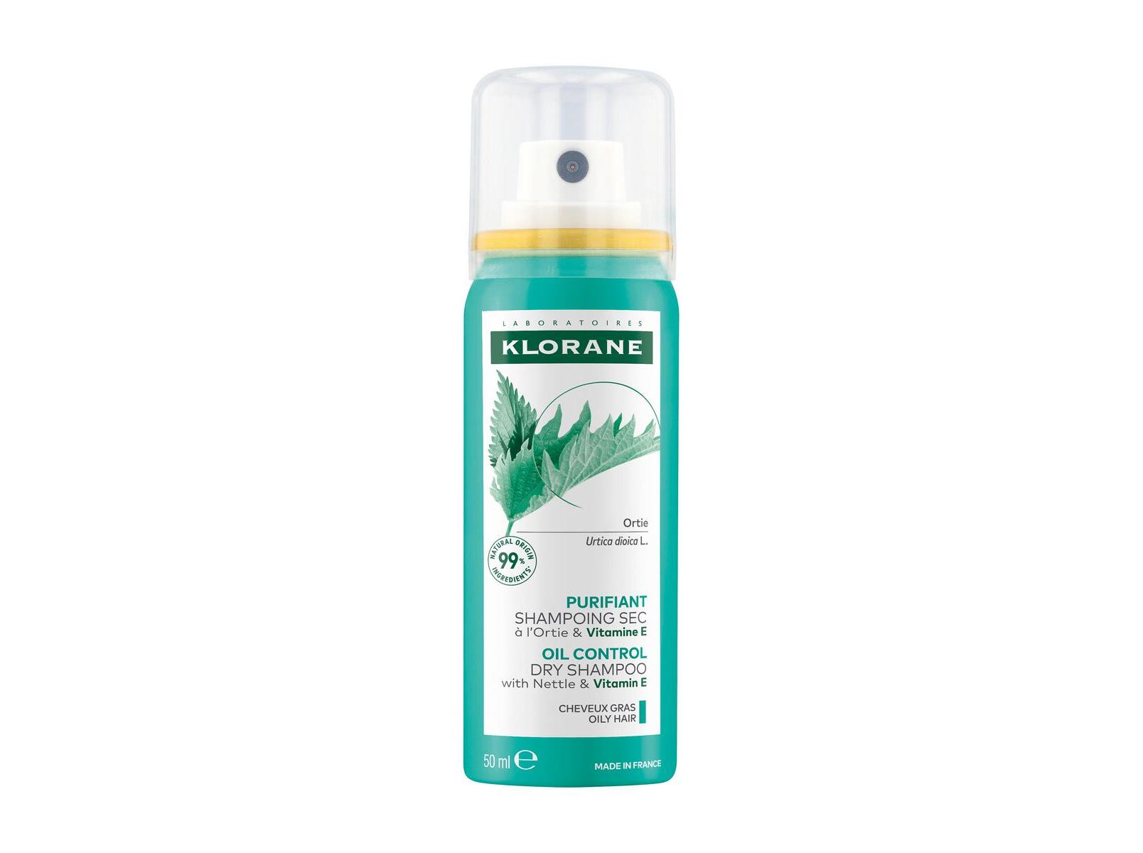 CHAMPO SECO KLORANE ORTIGA E VITAMINA E 50ML