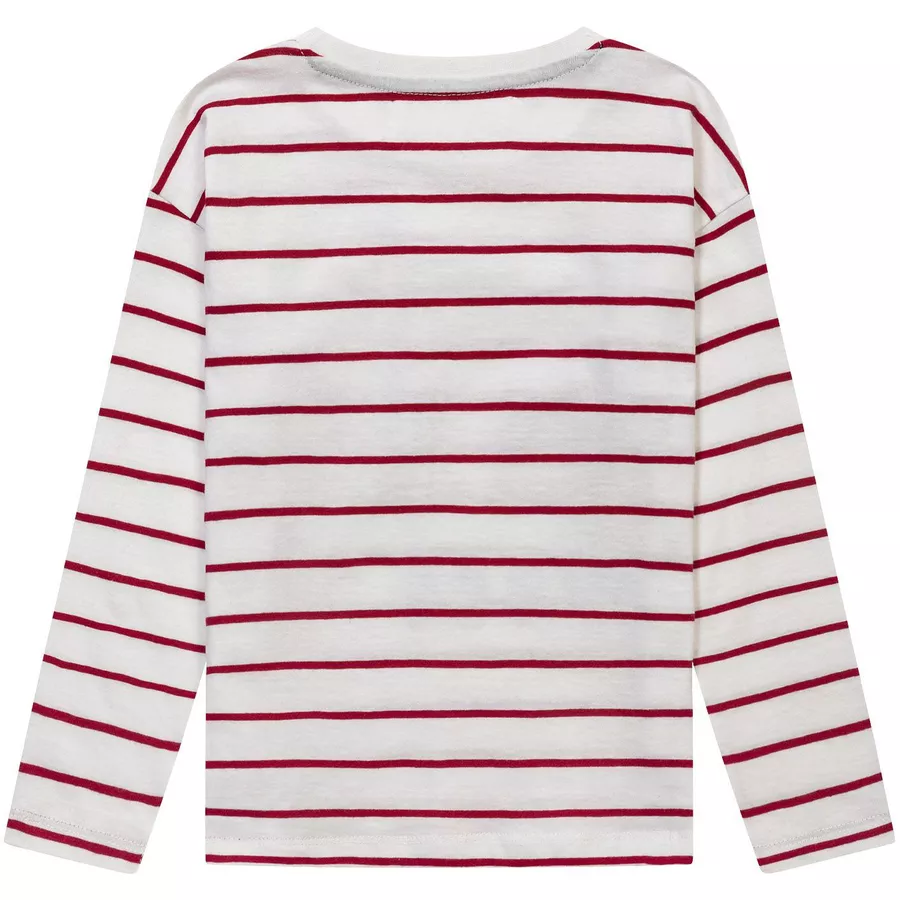 MINOTI 3er-Pack Longsleeves CremeweißRot