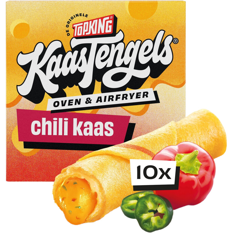 Topking Kaastengels oven & airfryer chili kaas