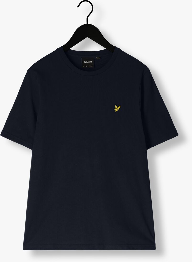 LYLE & SCOTT donkerblauwe lyle & scott t-shirt plain t-shirt
