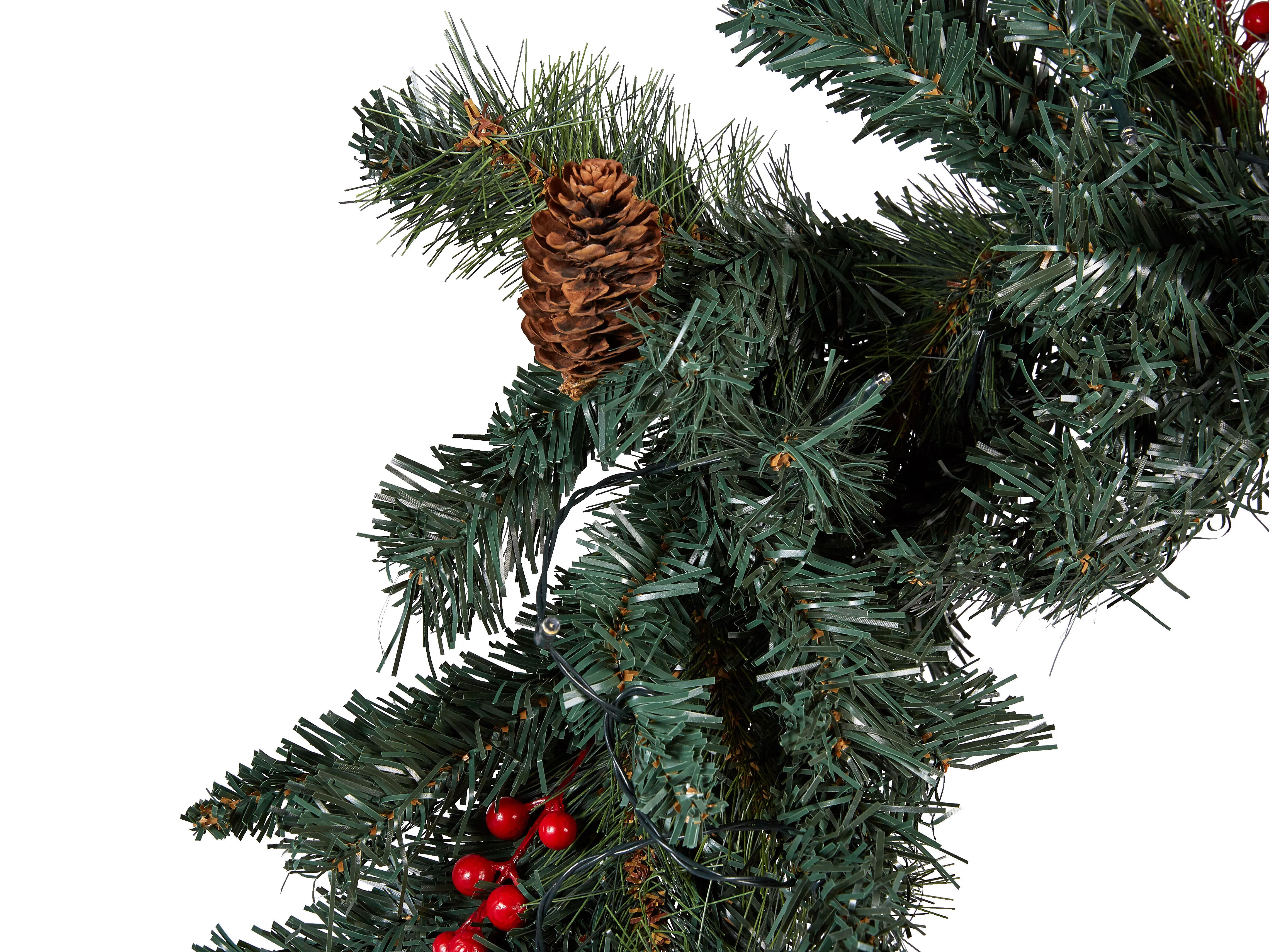 Kerstguirlande LED TENALA 180 cm Groen