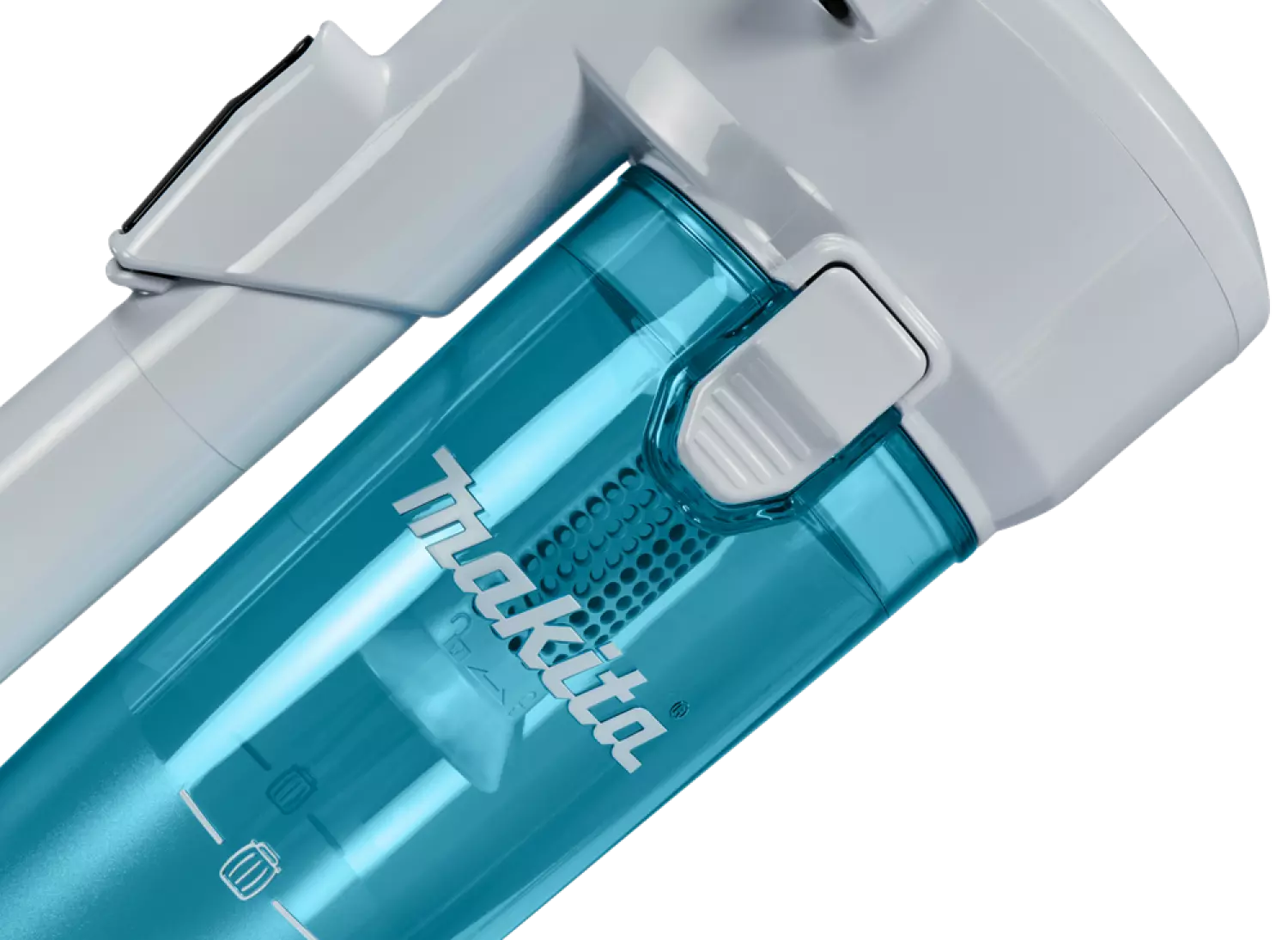 Makita DCL280FZC 18 V V Li-ion accu steelstofzuiger body - blauw met cycloon - koolborstelloos
