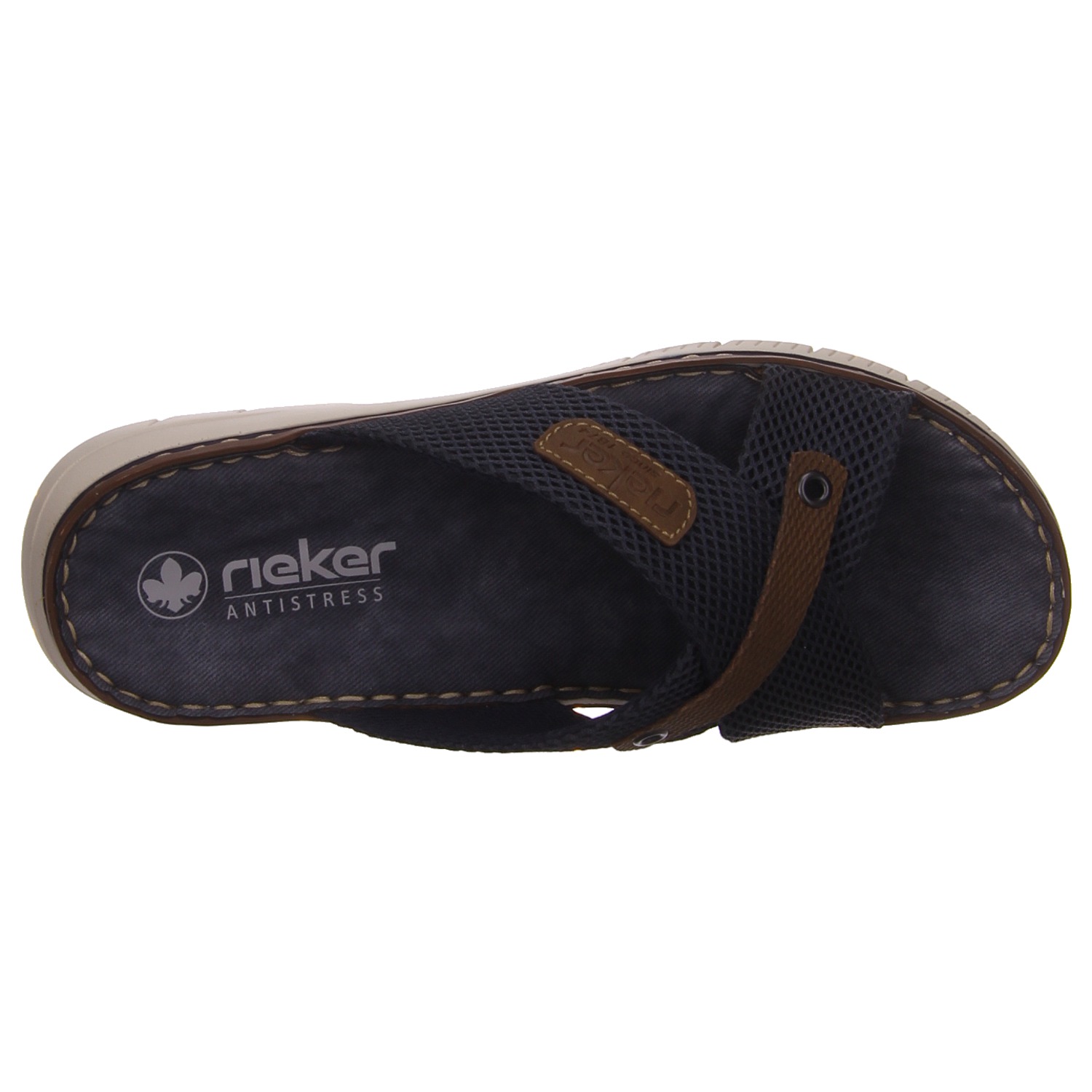 Rieker Pantolette blau blau