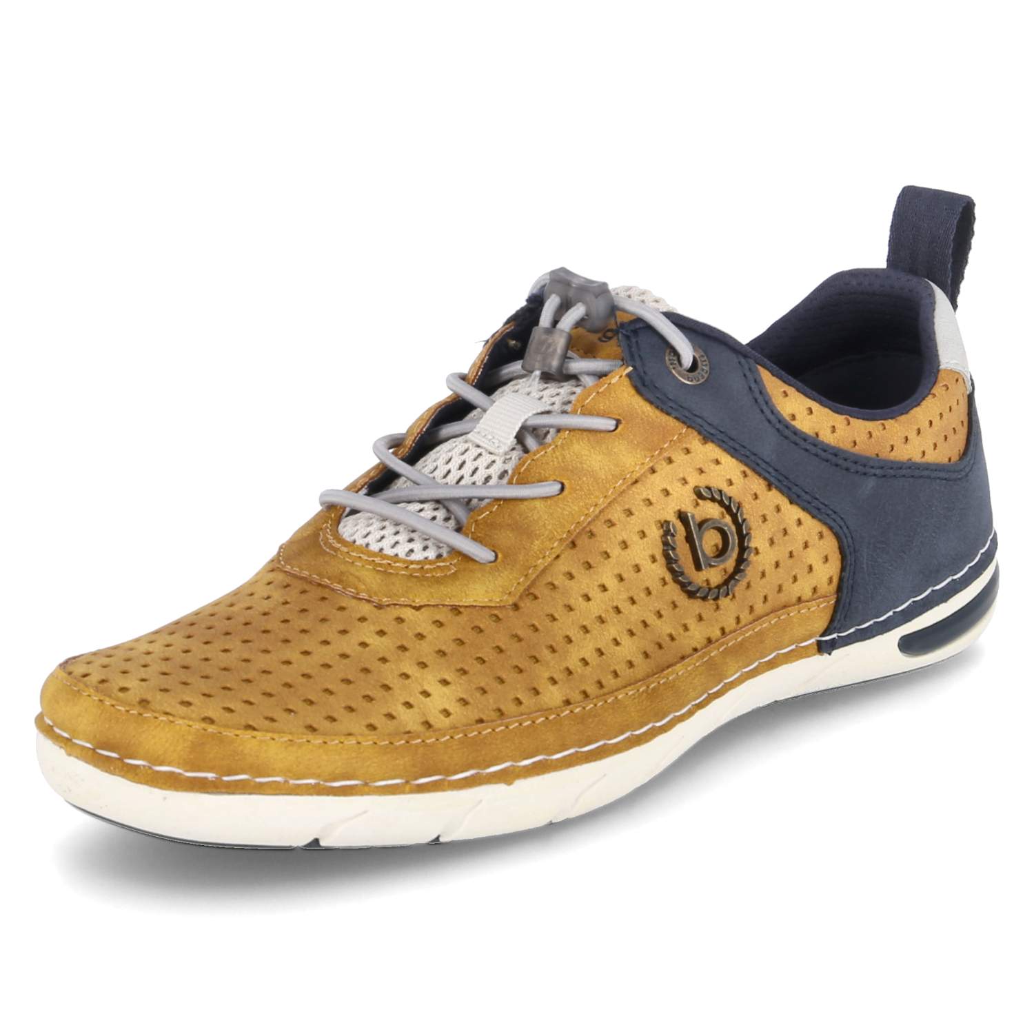 Bugatti Halbschuhe - yellow / dark blue