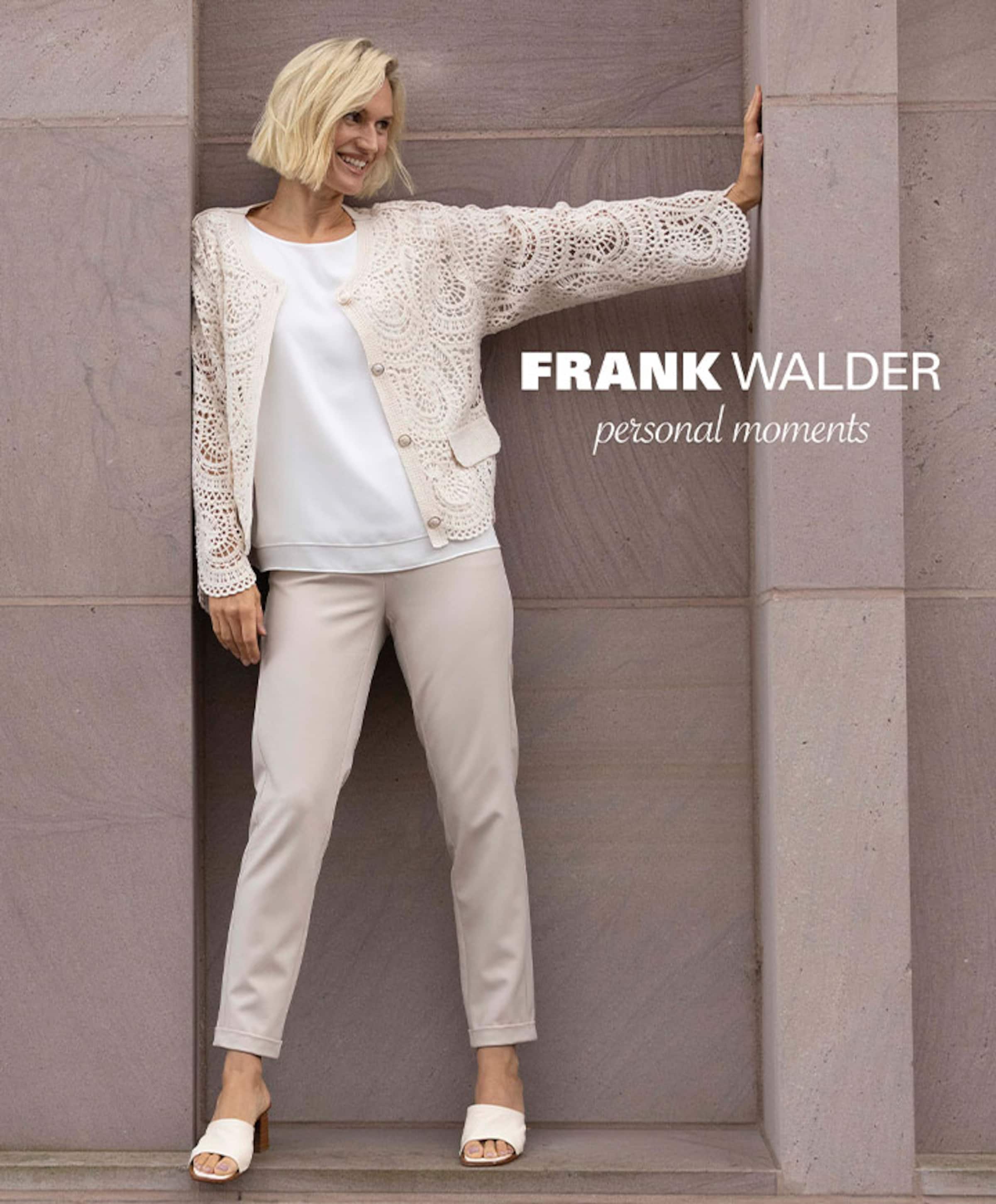 Frank Walder Dames vest beige