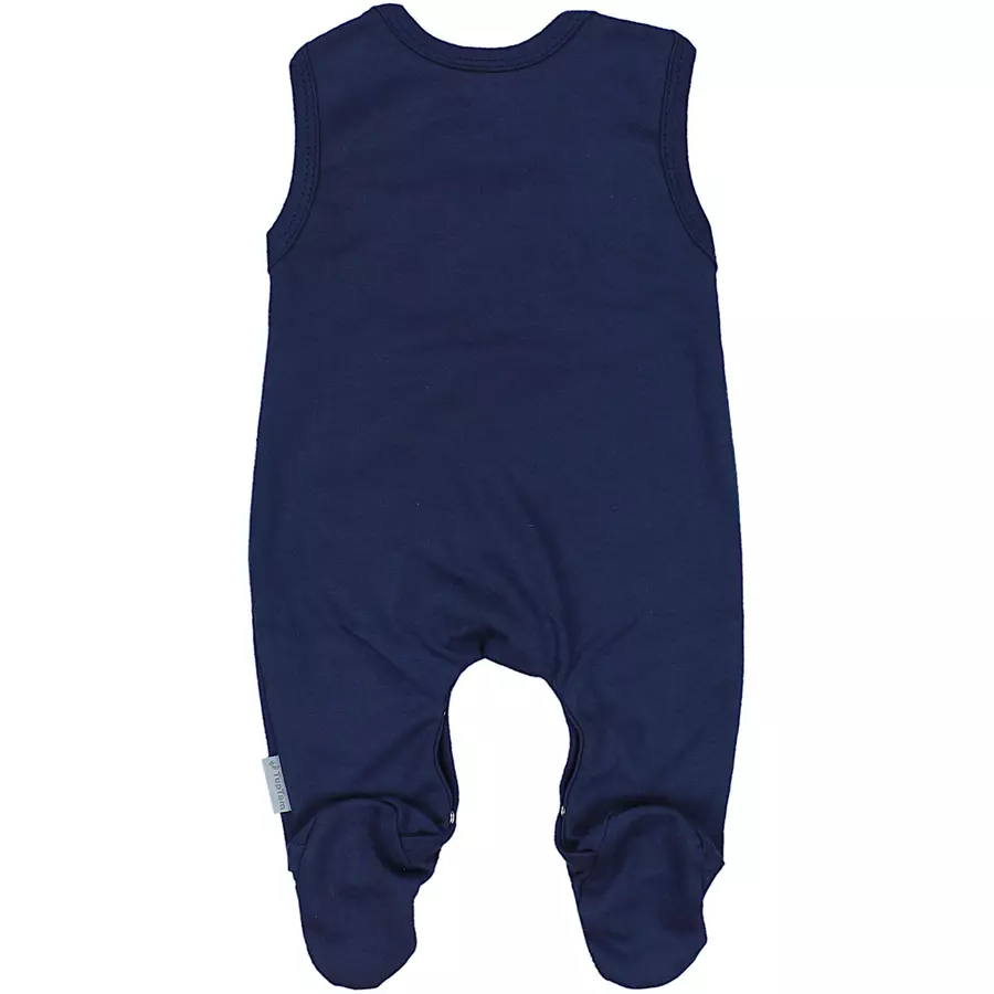 TupTam Baby Strampler mit Aufdruck Spruch 5er Pack dunkelblau